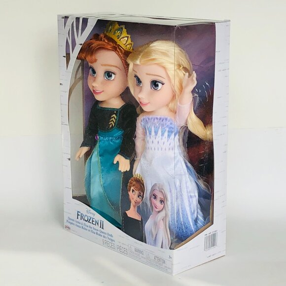 Frozen II Queen Anna & Elsa The Snow Queen Adventure Dolls 2 Pack New in Box - Picture 7 of 16